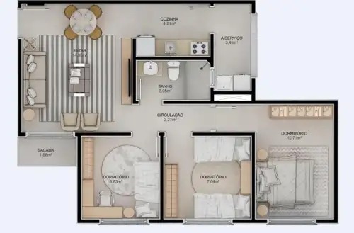 Apartamento à venda em Canudos, Novo Hamburgo